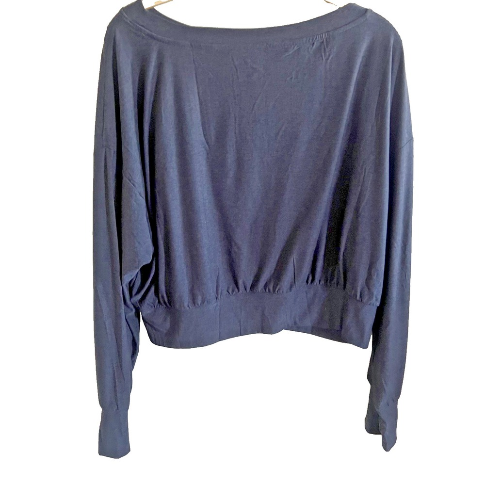 Old Navy Active Cloudmotion Soft Shirt Womens Sz L Dark Gray Thumbholes L/S